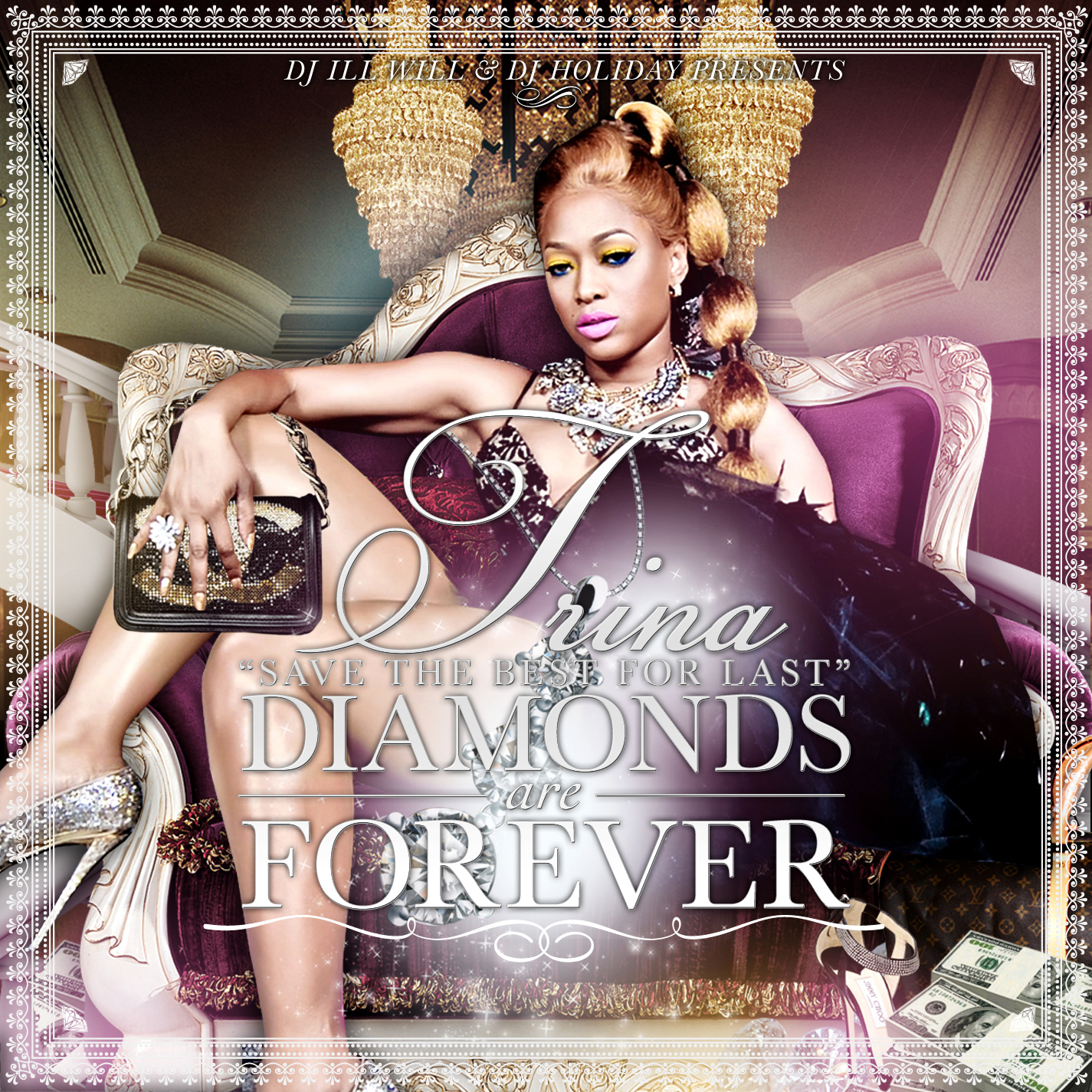 Go girl feat trina. Trina обложки альбомов. Trina Bad bitch. Diamond lasts Forever. Trina. Back 2 Business. 2012.