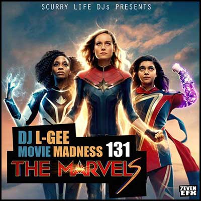 Movie Madness 131: The Marvels Mixtape Graphics