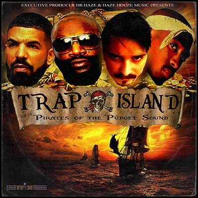 Trap Island 16: Pirates Of The Pudget Sound Mixtape Graphics
